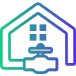 Vivienda con agua